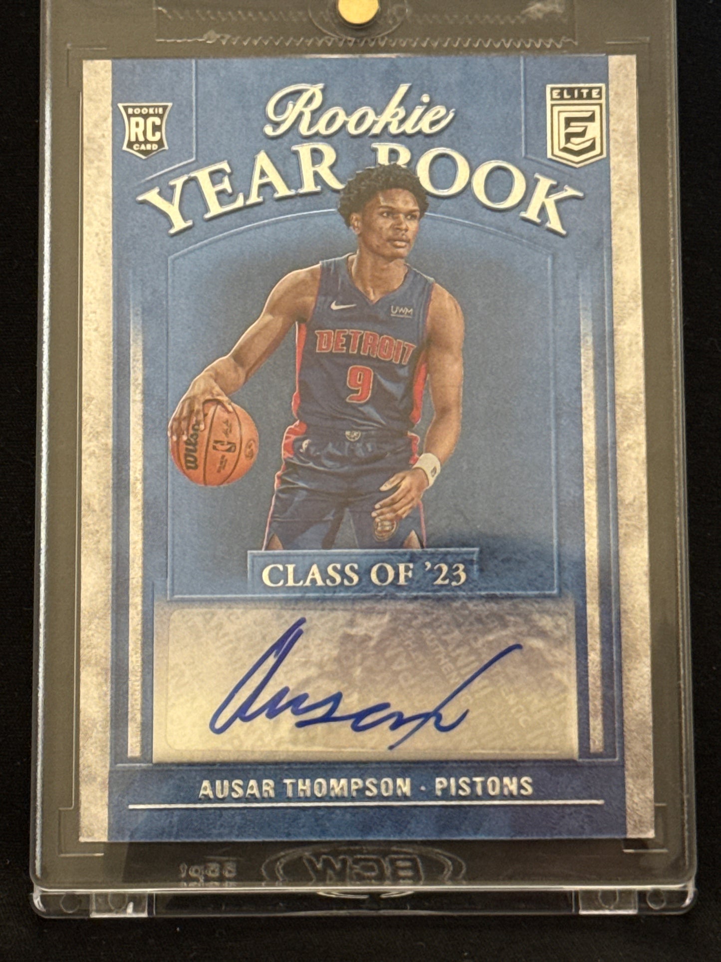 2023-24 Panini Rookie Year Book Augar Thompson Auto Blue #RYB-ATD