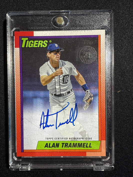 2023 Topps 35th Anniversary Alan Trammell Autograph #90A-AT