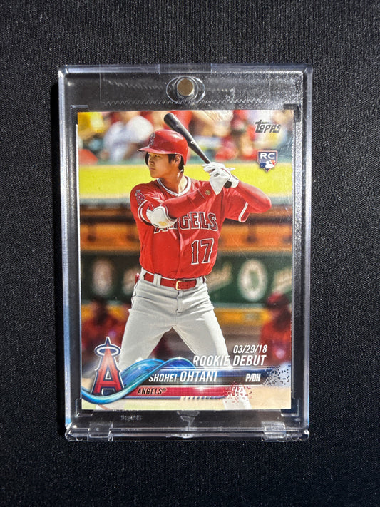2018 Topps Shohei Ohtani Rookie Debut #US285