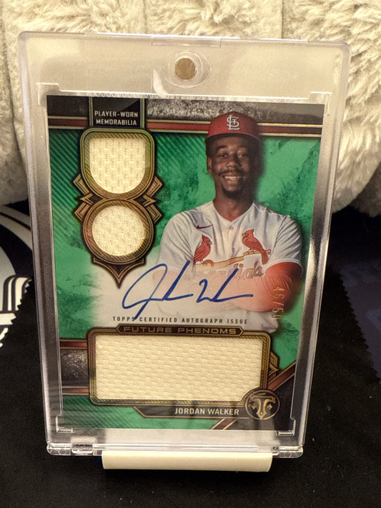 2024 TOPPS FUTURE PHENOMS GREEN JORDAN WALKER 46/50 #FPAR-JW