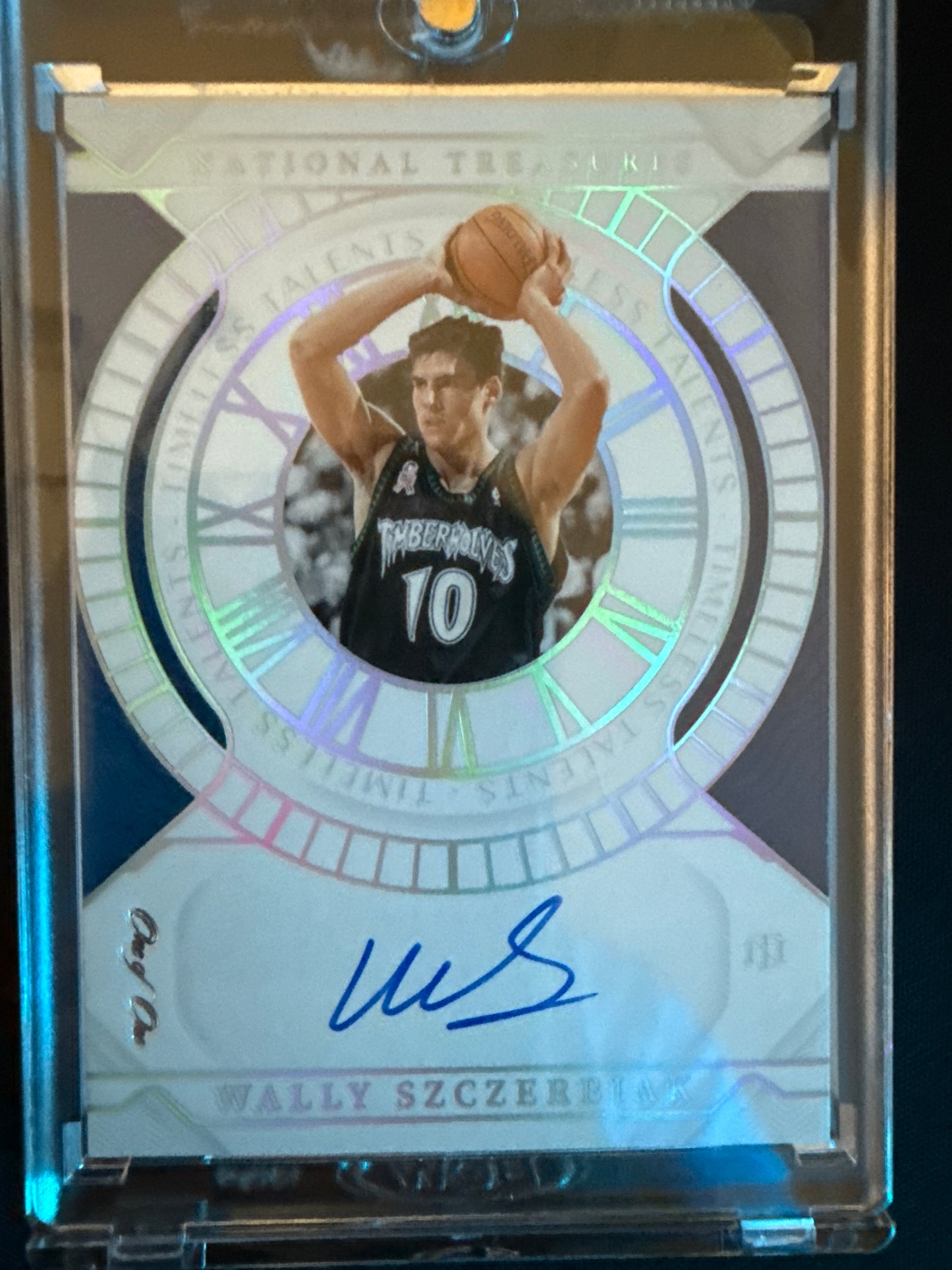 2021-22 Panini National Treasures 1/1 Wally Szczerbiak #TTS-WSZ