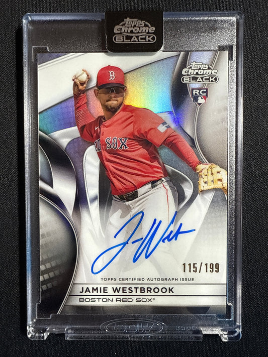 2025 Topps Chrome Black Jamie Westbrook Rookie Autograph 116/199 #CBA-JWE