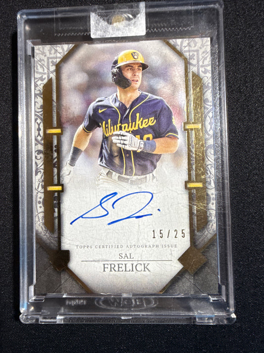 2024 Topps Transcendent Collection Rookie Showcase Autograph Sal Frelick #RSA-SF