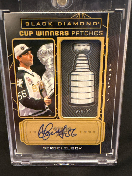 2023-24 Black Diamond Hockey Sergei Zubov 01/10 #CW-SZ