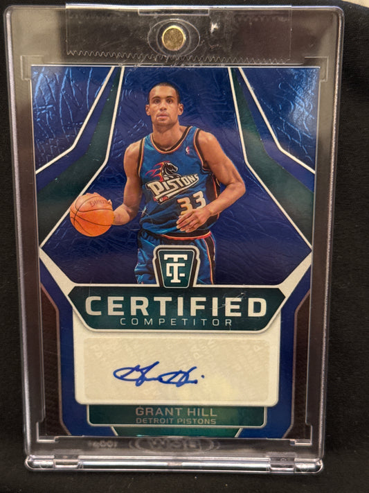 2024-25 Panini Totally Certified Grant Hill Autograph #CCA-HIL 13/35