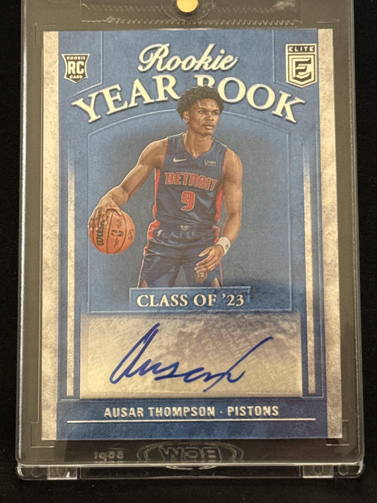 2023-24 Panini Rookie Year Book Augar Thompson Auto Blue #RYB-ATD